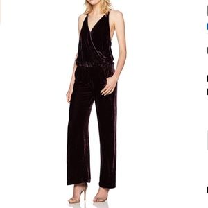 Young Fabulous & Broke velvet  jumpsuit SzM NWT